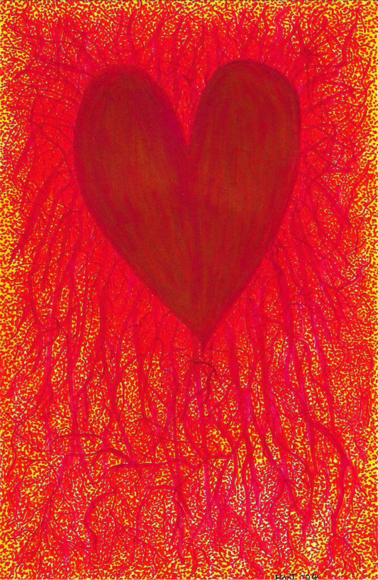 Roots of a Heart Ignited - original art