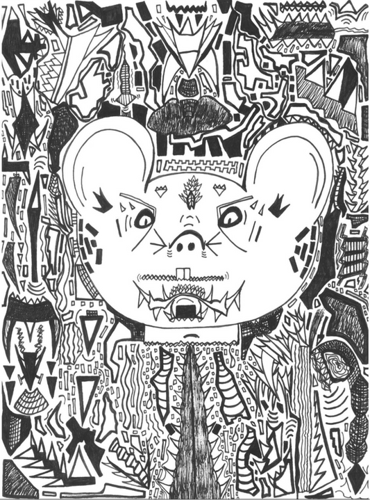 Knockout Mouse Nightmare - original art